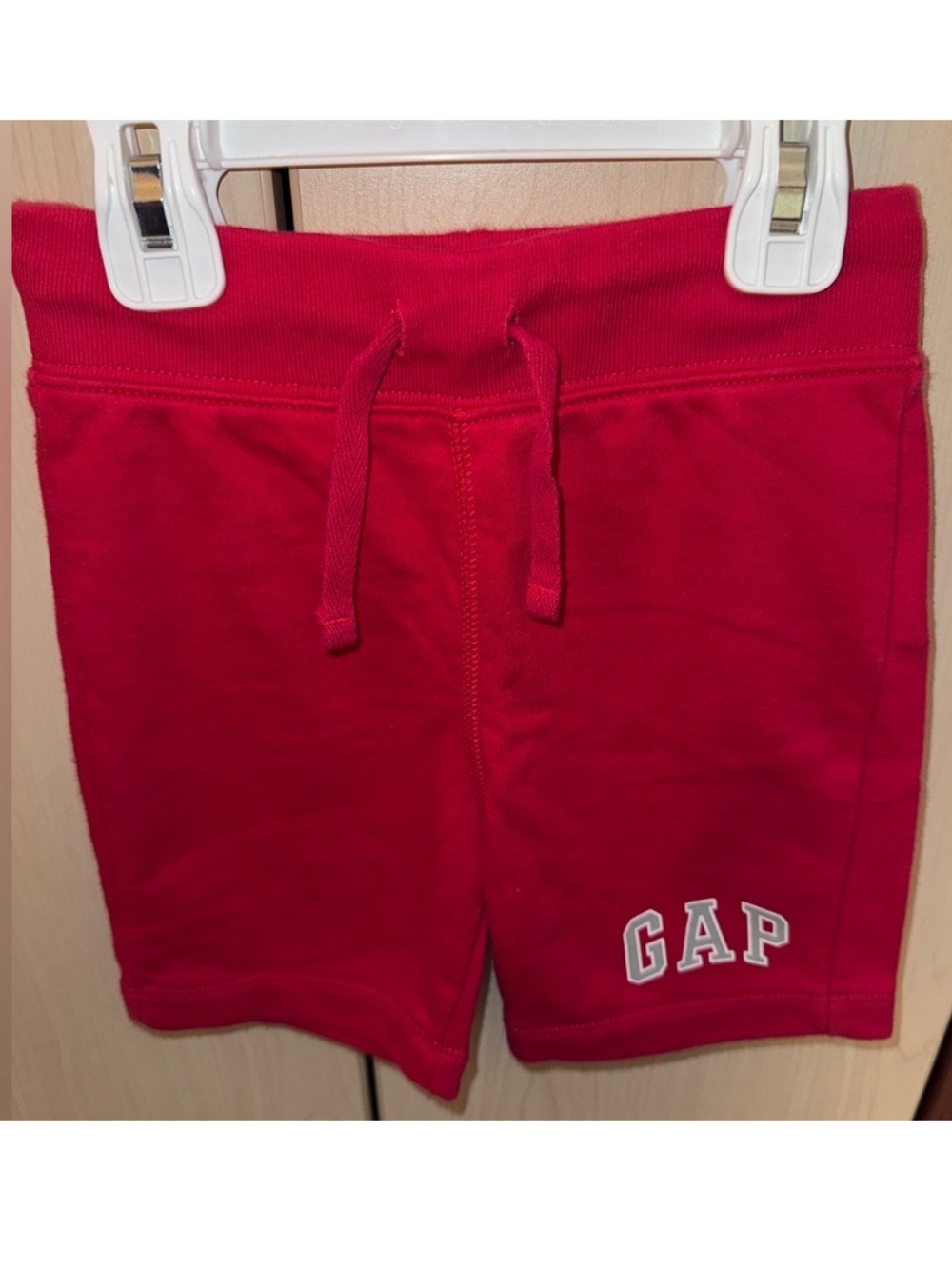 GAP Kids Boys Red Logo Pull-On Sweat Shorts Size 4